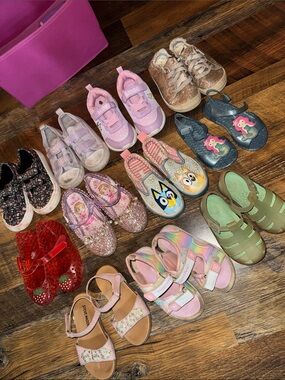 11 Pairs of Girls Shoes